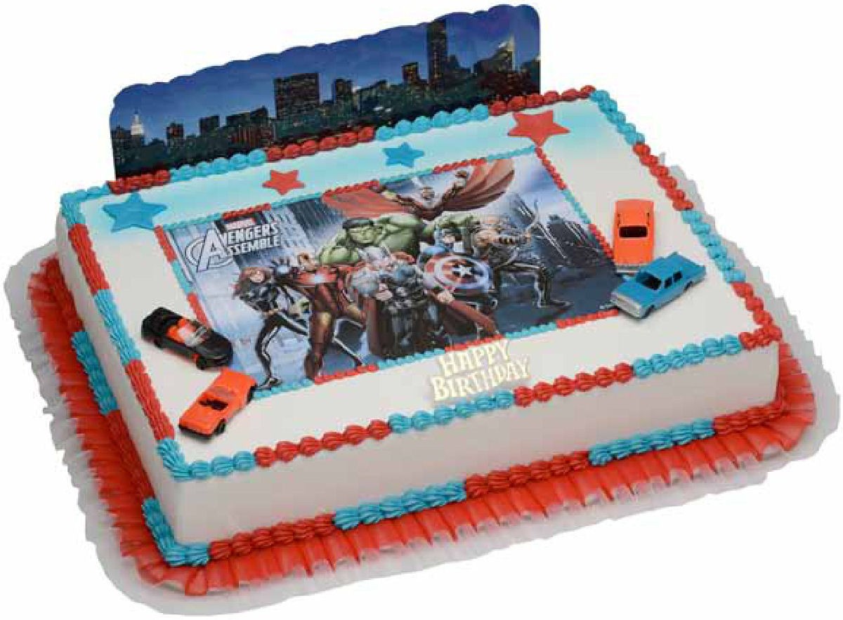 Τούρτα Avengers Ενωμένοι στην Απόλαυση