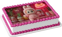 Τούρτα Labubu Pink Dream Ροζ Όνειρο