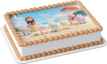 Τούρτα Labubu Summer Party Καλοκαιρινή Τρέλα