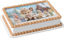 Τούρτα Labubu Winter Magic Χειμωνιάτικη Μαγεία