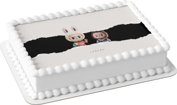 Τούρτα Labubu Duo Γλυκιά Συνεργασία