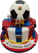 Τούρτα Barcelona Football – Θεματική τούρτα για fans της Μπαρτσελόνα
