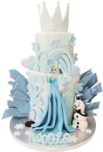 Τούρτα Frozen Queen Elsa – Η Μαγική Παγωμένη Τούρτα με την Elsa και τον Olaf