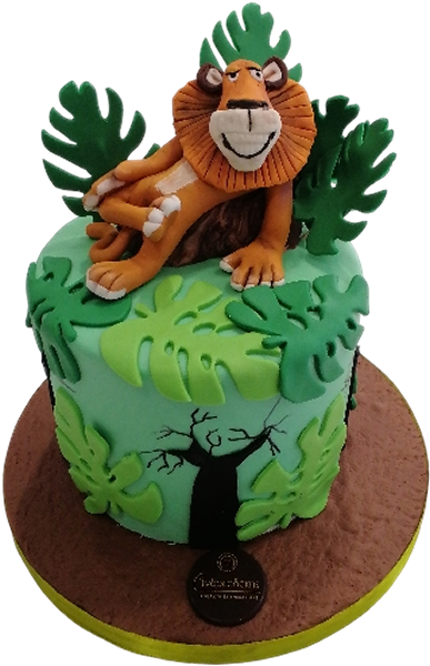 Τούρτα Jungle Lion King – Η Παιχνιδιάρικη Ζούγκλα σε Μια Τούρτα