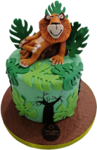 Τούρτα Jungle Lion King – Η Παιχνιδιάρικη Ζούγκλα σε Μια Τούρτα