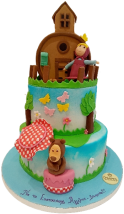 Τούρτα Masha & the Bear – Παιδική τούρτα με θέμα Μάσα και το Αρκουδάκι