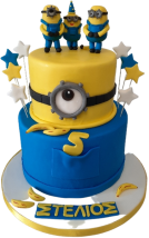 Τούρτα Minions – Παιδική τούρτα γενεθλίων με τους αγαπημένους Minions