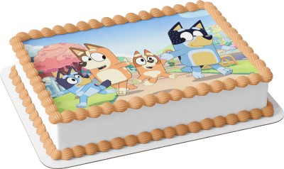 Τούρτα Bluey Παρέα και Χαμόγελα