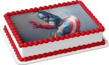 Τούρτα Captain America Ήρωας με Ασπίδα
